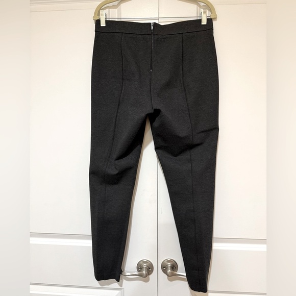 J Crew Pixie Any Day Pants Charcoal Gray in Stretch Ponte Skinny Capsule sz L - Picture 5 of 8